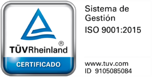 certificado tuv rheinland sistema de gestión iso9001:2015